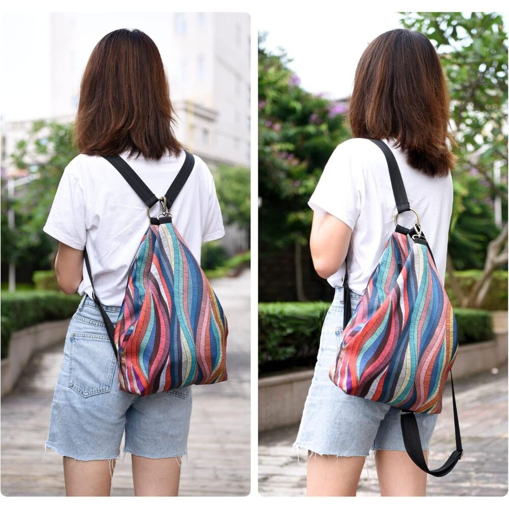 Premium Backpack for Women, Bohemia Style Fashion Casual Daypack Backpack